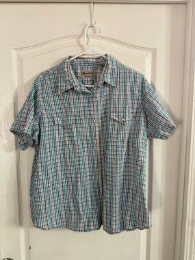 Wrangler Women’s Pearl Snap Plaid Button Up Sz XXL. AP-137